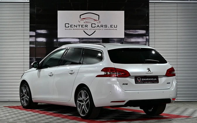 Peugeot 308 cena 47777 przebieg: 133000, rok produkcji 2016 z Sanok małe 667